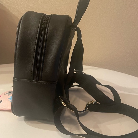 Betsey Johnson Mini Backpack Unicorn Cat Rainbow stripes purse pride caticorn - Picture 4 of 10